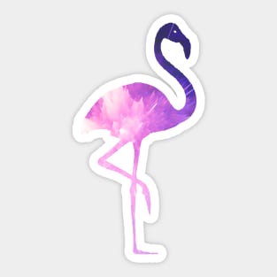 Sky Flamingo Sticker